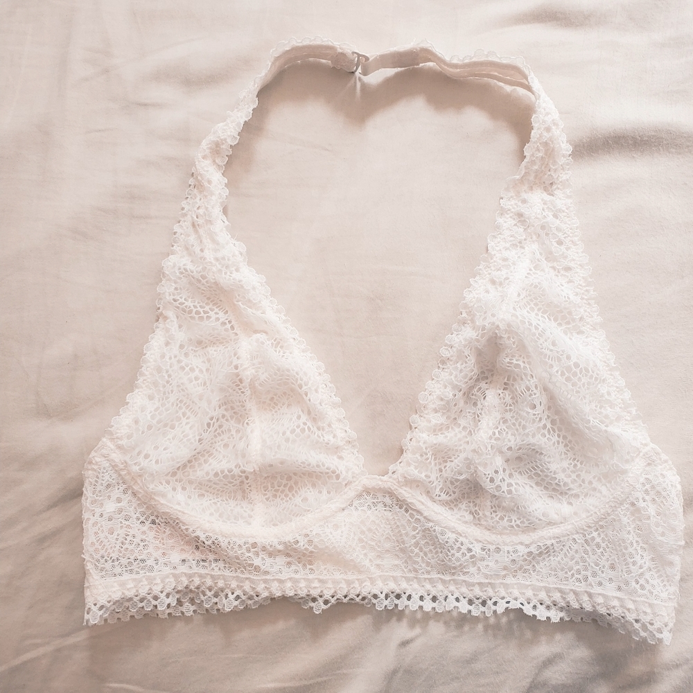 Victoria's Secret white lace Bralette size XS